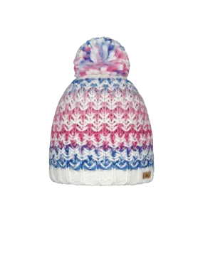 Girls Nicole Beanie in Hot Pink