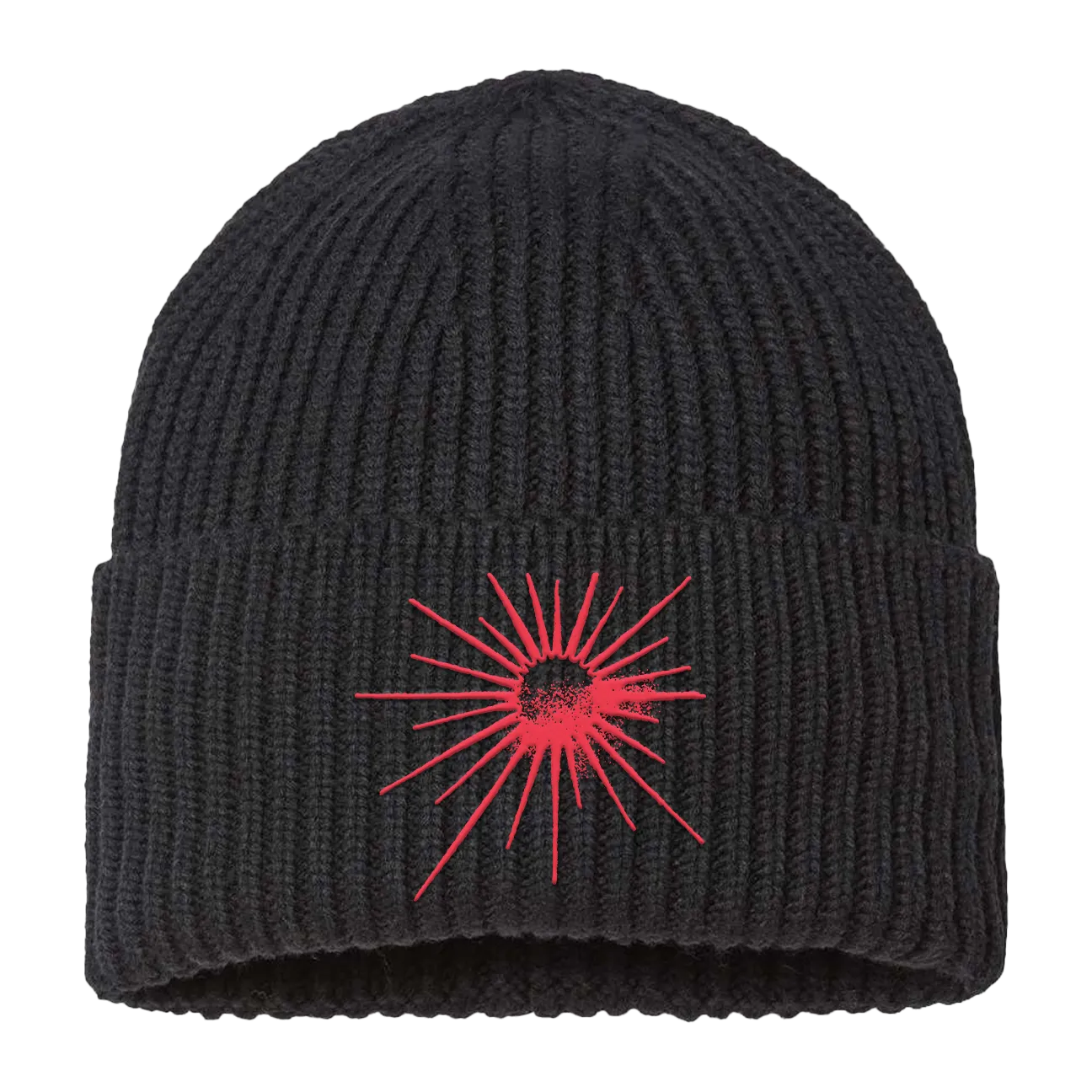 Glare "Sunset" Black Beanie
