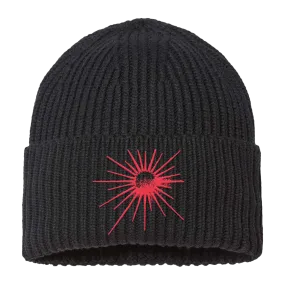 Glare "Sunset" Black Beanie