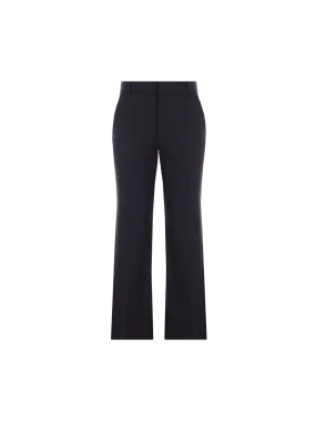 Grain De Poudre Flared Trousers