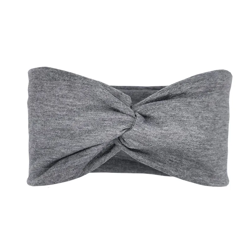 Hair Band Workout Sweat Headband Running Knot Headwrap