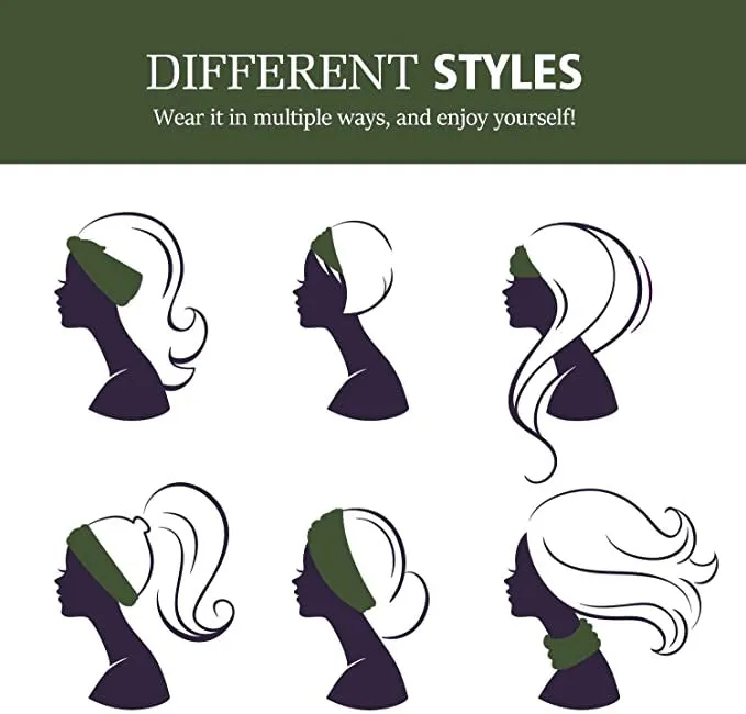 Hair Band Workout Sweat Headband Running Knot Headwrap