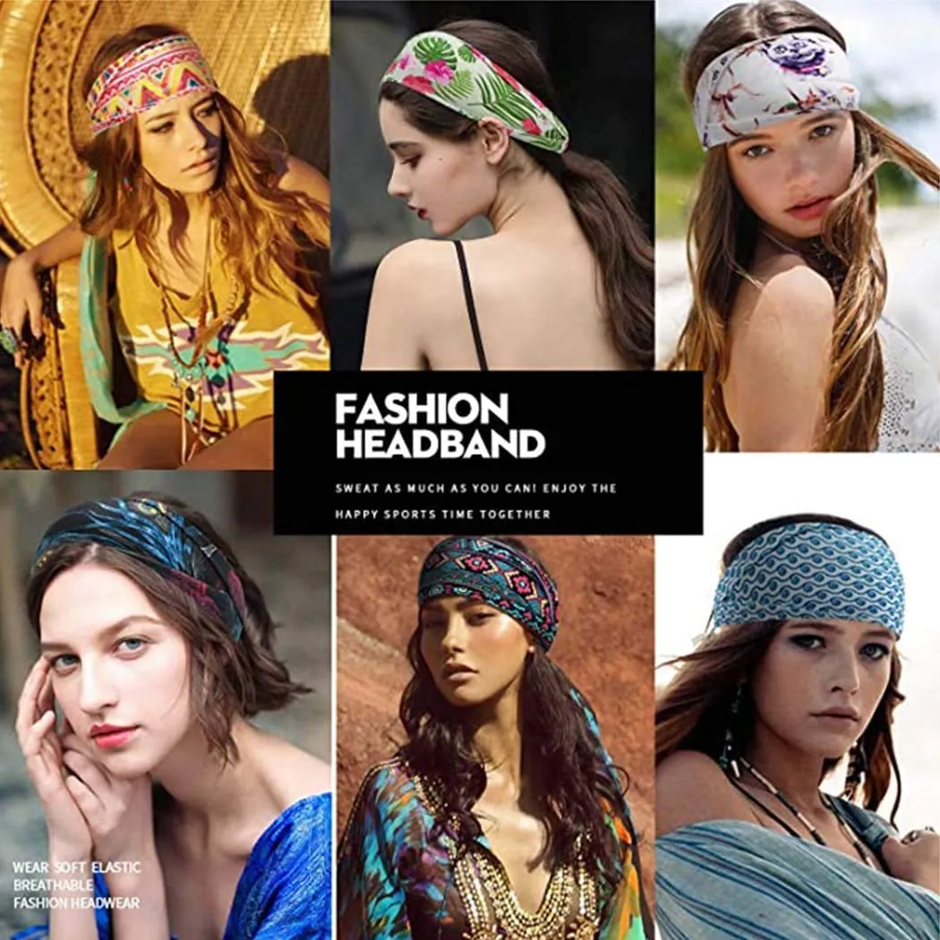 Hair Band Workout Sweat Headband Running Knot Headwrap