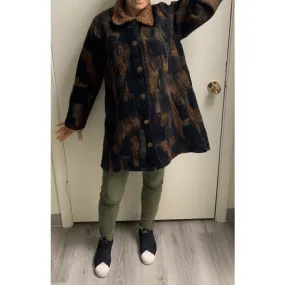 Hand Felt Brown Coat S/M