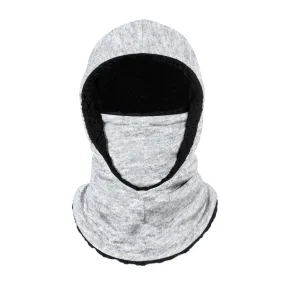 Heather Grey Hooded Gaiter Scarf