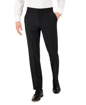 Hugo Boss Mens Regular fit Tuxedo Dress Pants 34 / 32 Black Solid