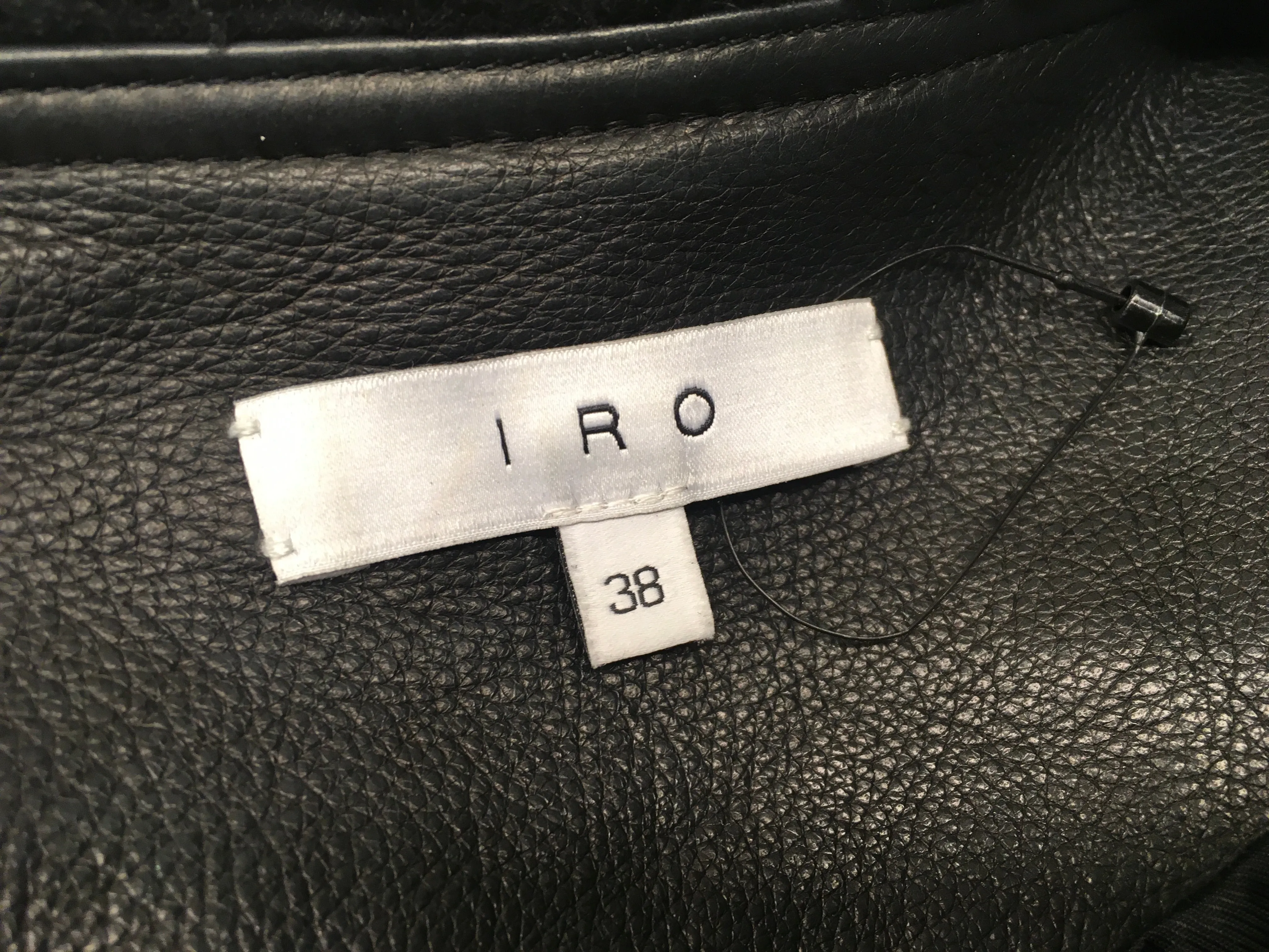 IRO Ever Shearling Leather Jacket Size F 38 UK 10 US 6 SEEN ON ALL CELEBRITIES ladies