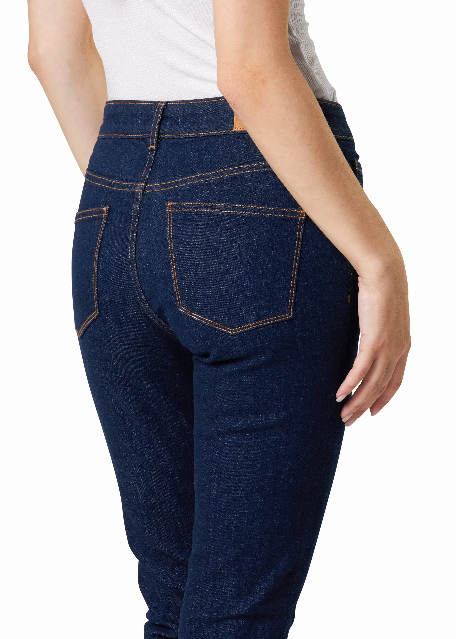 Jeans slim a vita alta