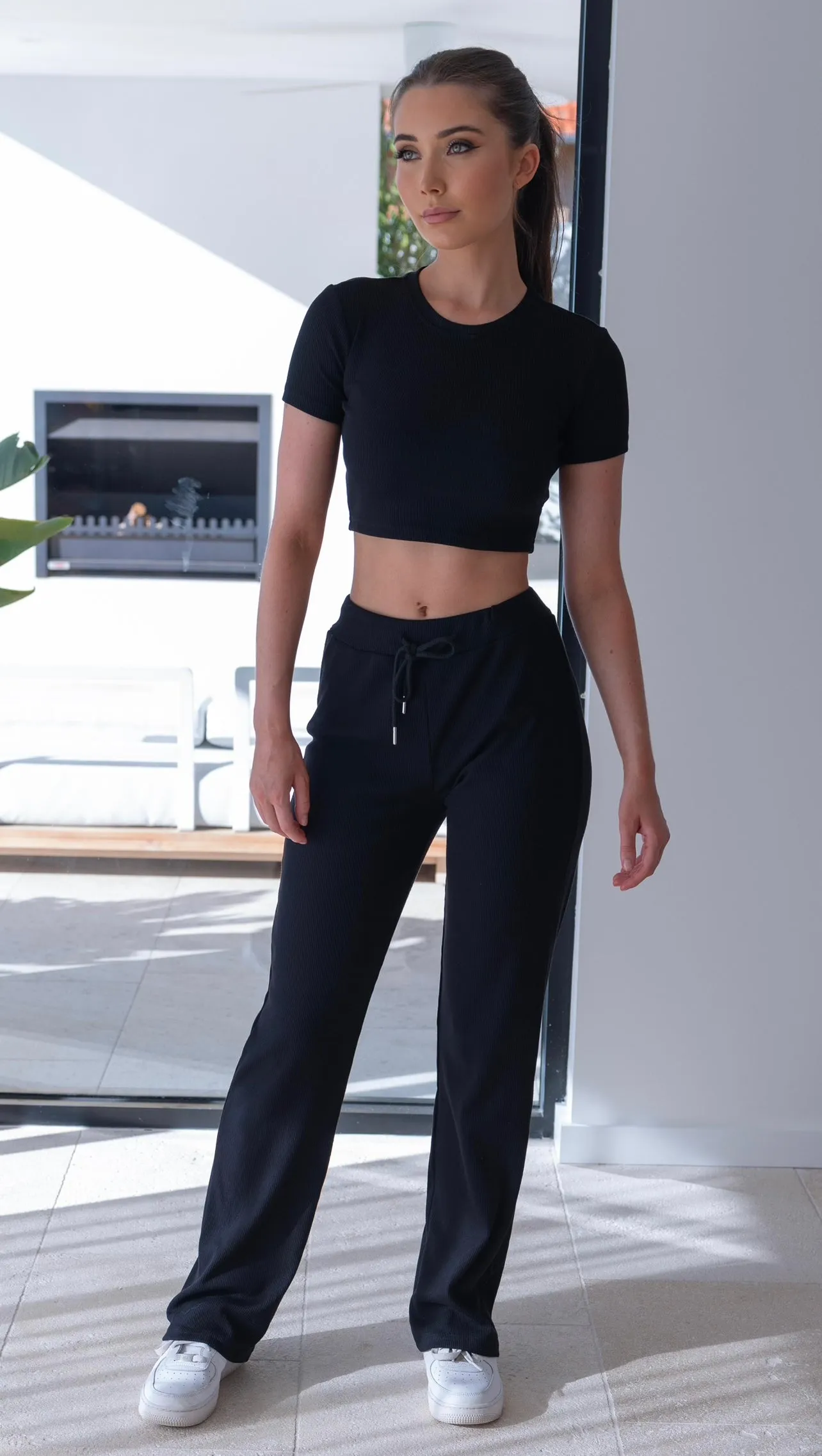 Jessie Lounge Pants Black