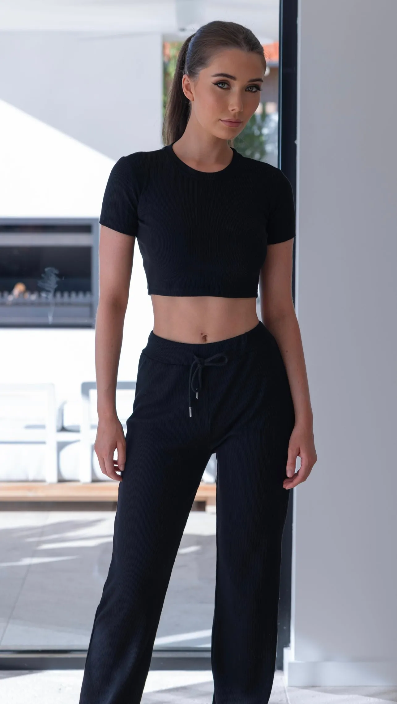 Jessie Lounge Pants Black