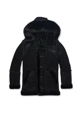 Jordan Craig-Denali Shearling Jacket-Black-91445