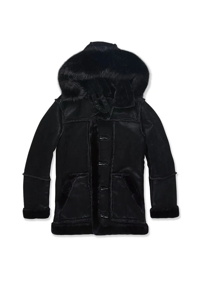 Jordan Craig-Denali Shearling Jacket-Black-91445