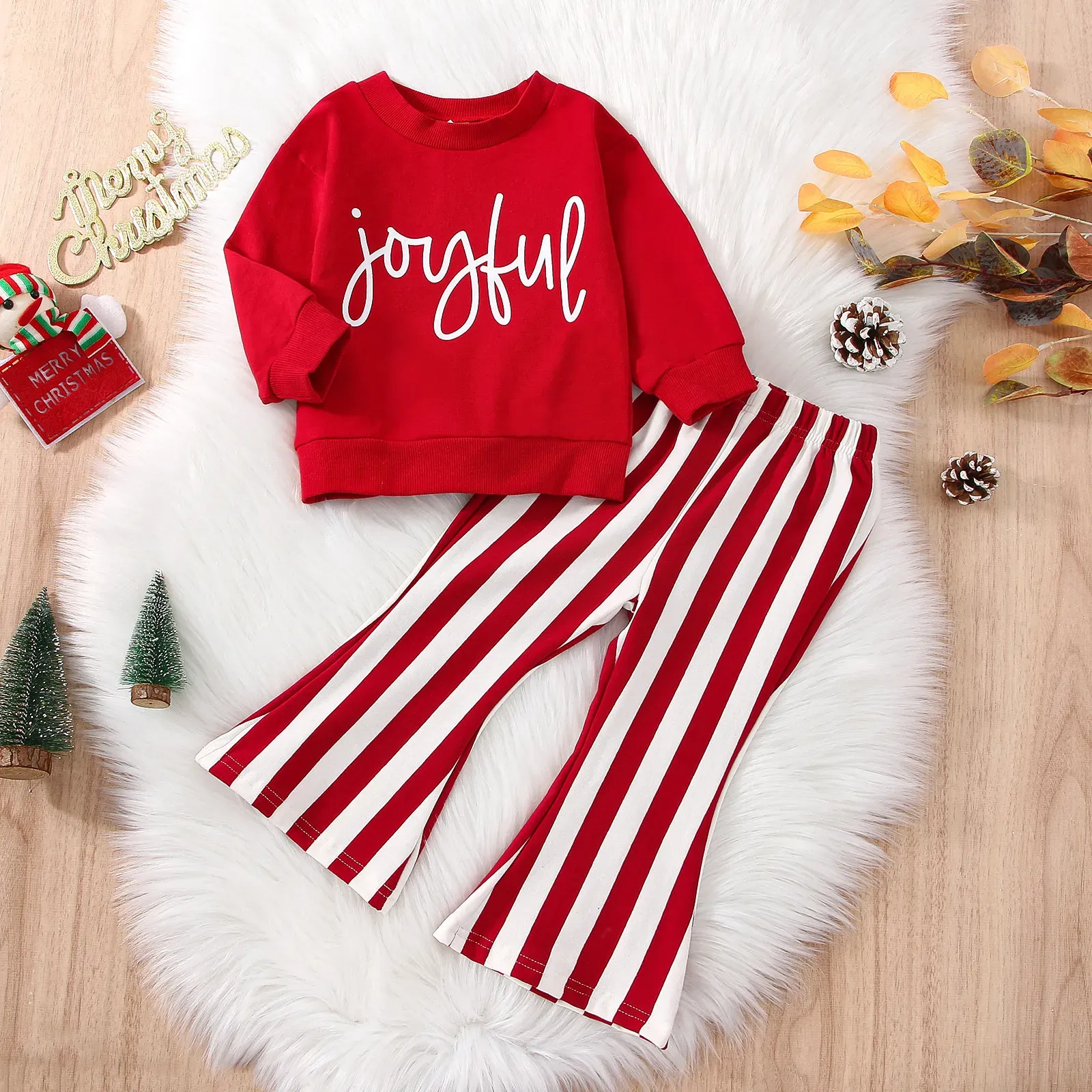 Joyful Striped Outfit