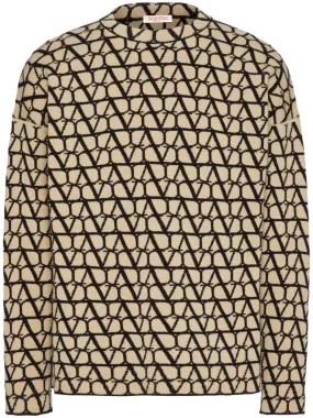 Jumper with all-over Toile Iconographe