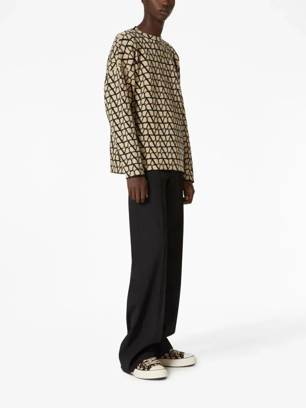 Jumper with all-over Toile Iconographe