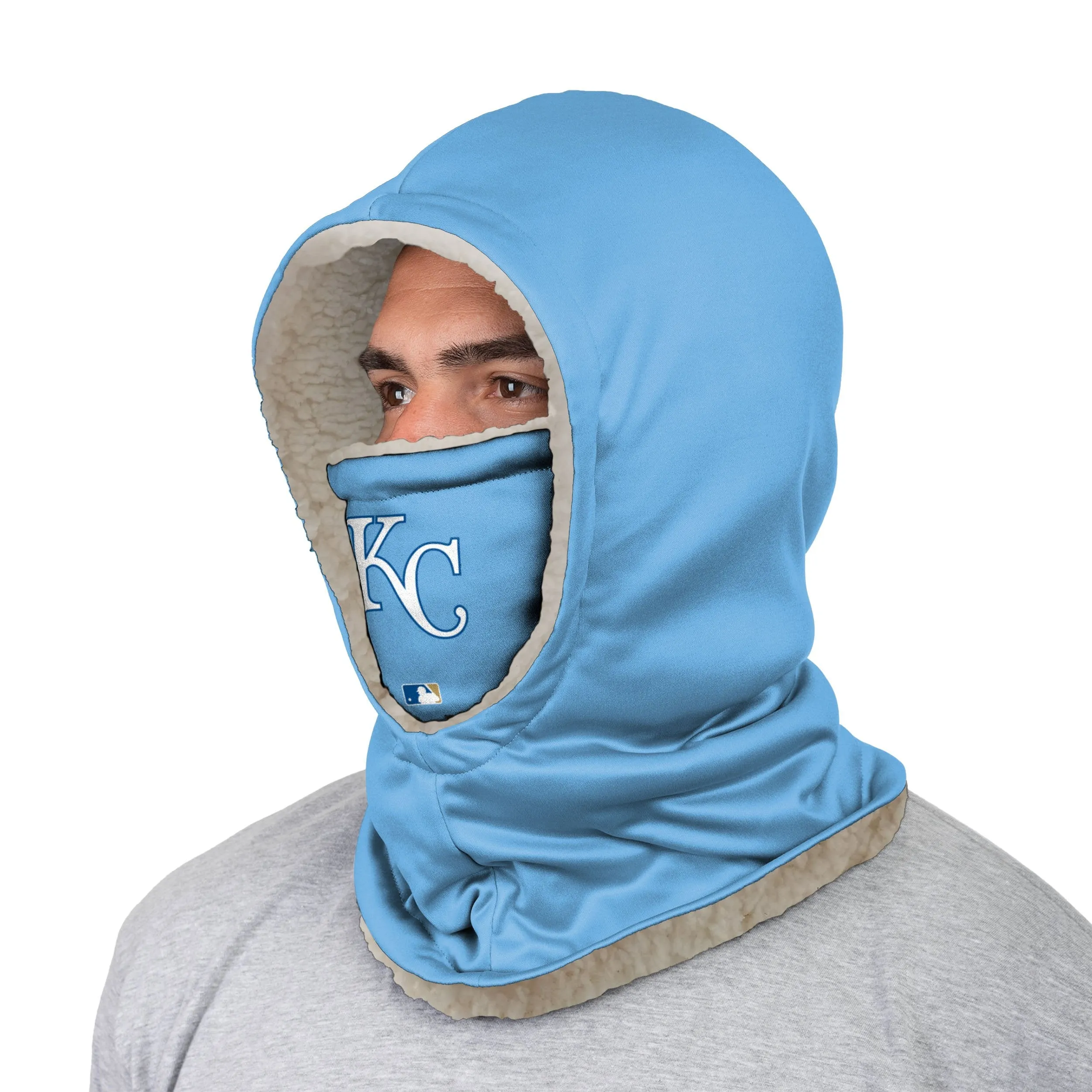 Kansas City Royals MLB On-Field Powder Blue Hooded Gaiter