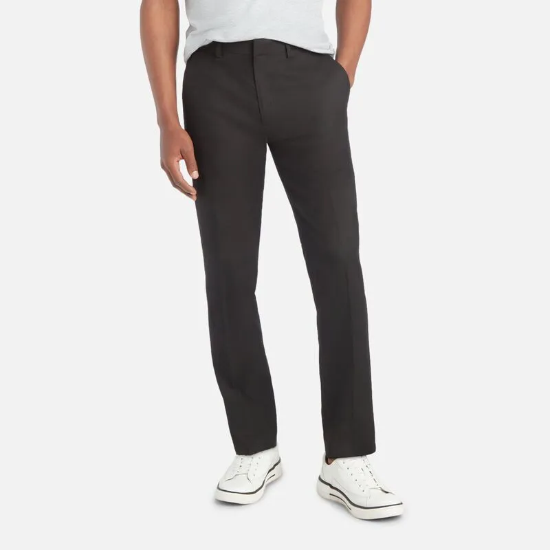 Kenneth Cole Reaction Mens Slim fit Dress Pants 38 / 30 Black Solid Stretch