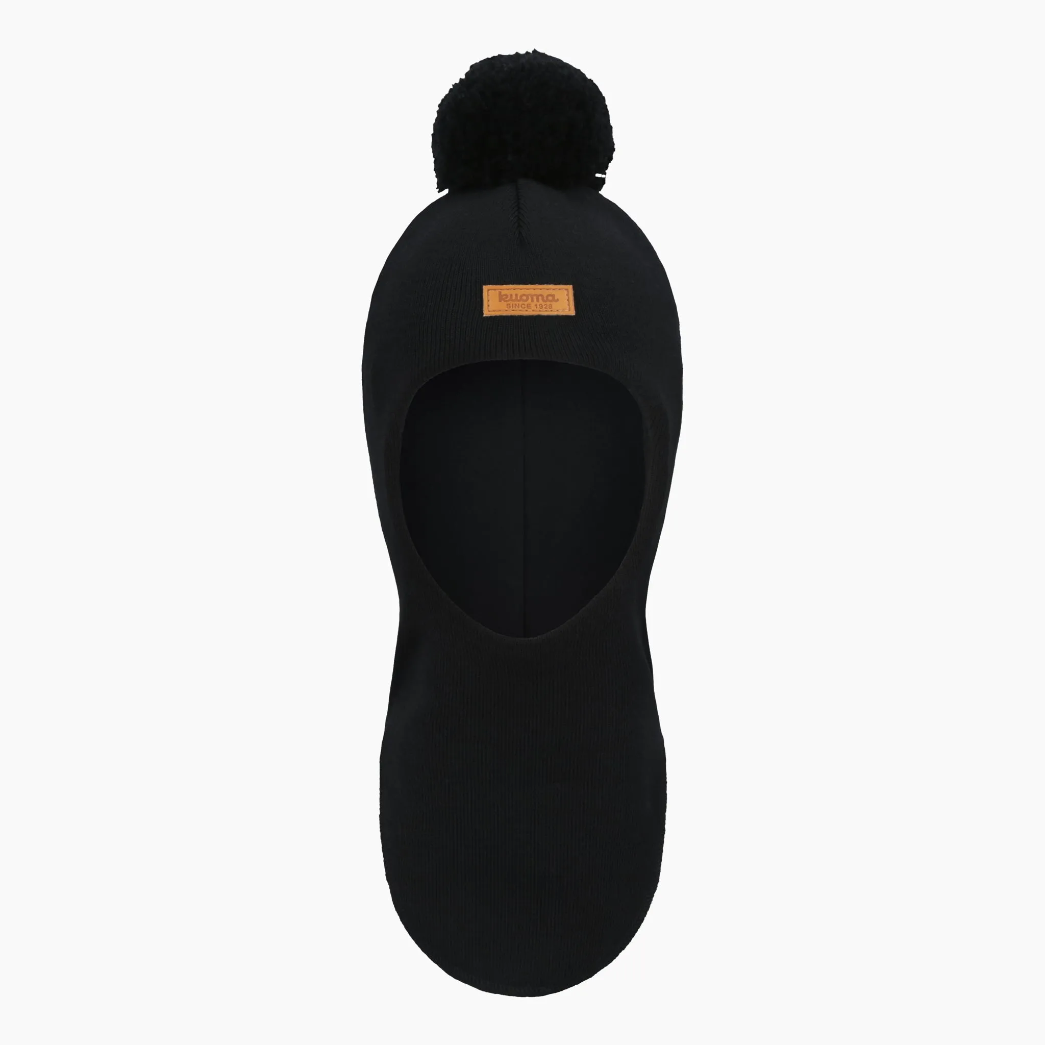 Kids' balaclava Lumipallo, Black