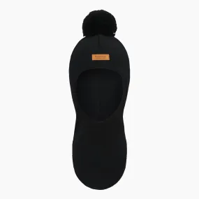 Kids' balaclava Lumipallo, Black