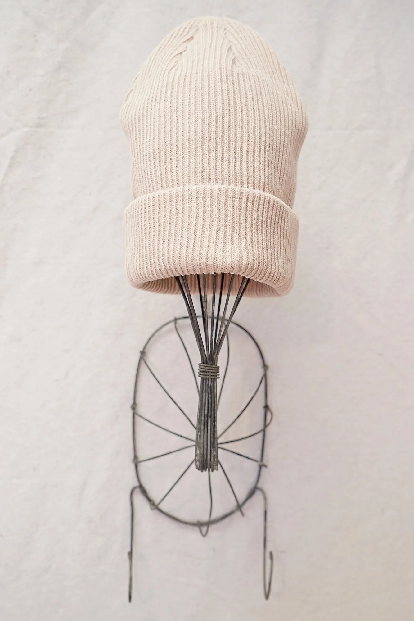 Knit Beanie- Beige