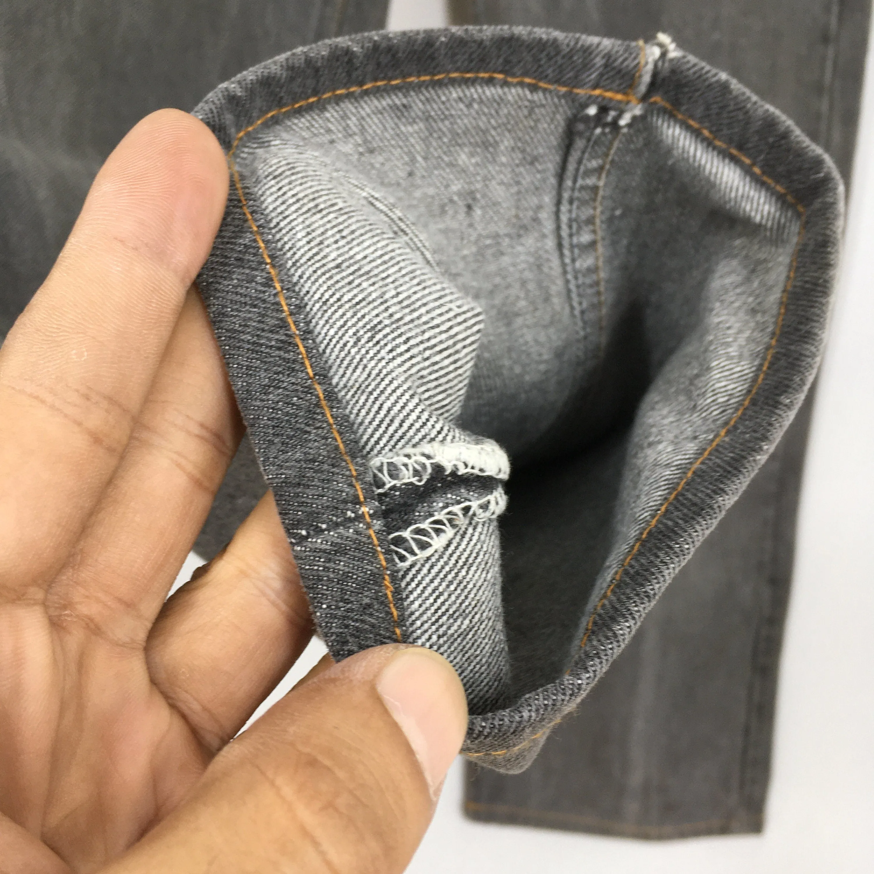 Levi's 501 Dark Gray High Waisted Jeans Size 27x29