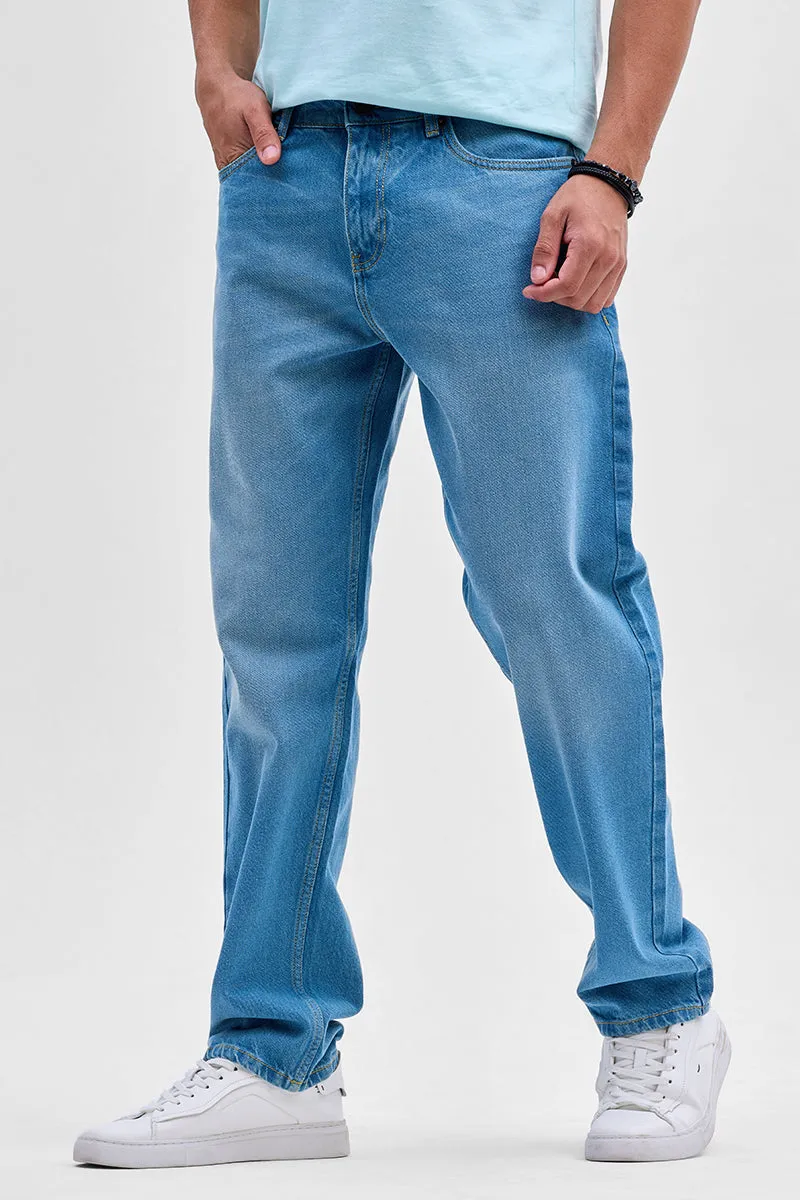Light Blue Regular Fit Jeans
