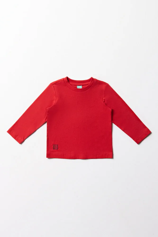 Long Sleeve T-Shirt Red