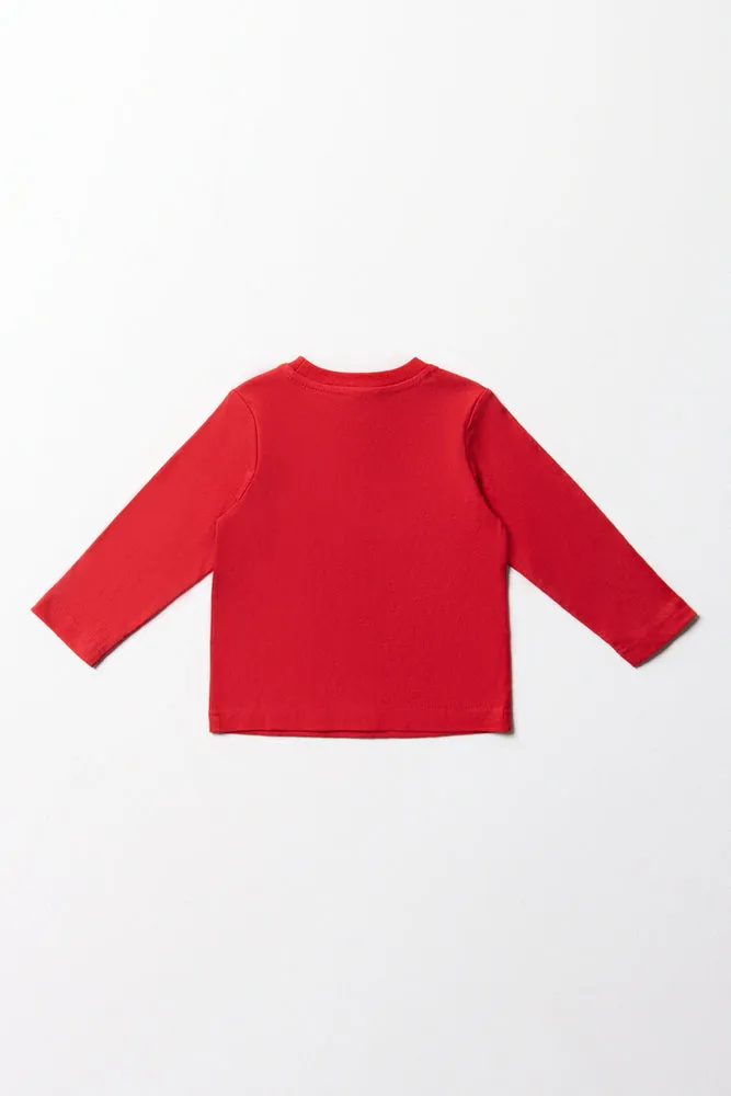 Long Sleeve T-Shirt Red