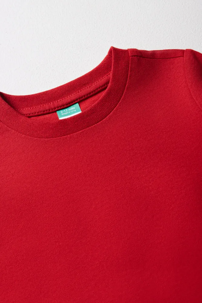 Long Sleeve T-Shirt Red