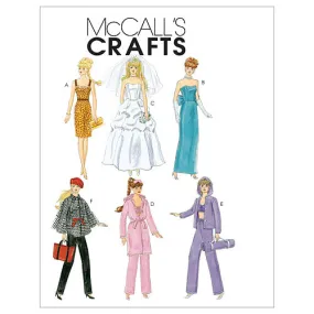 M6258 Fashion Clothes For 11&frac12;" Doll (size: One Size Only)