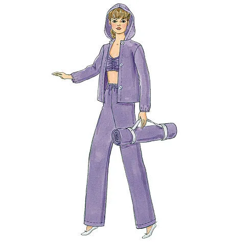 M6258 Fashion Clothes For 11&frac12;" Doll (size: One Size Only)