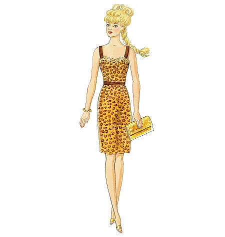 M6258 Fashion Clothes For 11&frac12;" Doll (size: One Size Only)