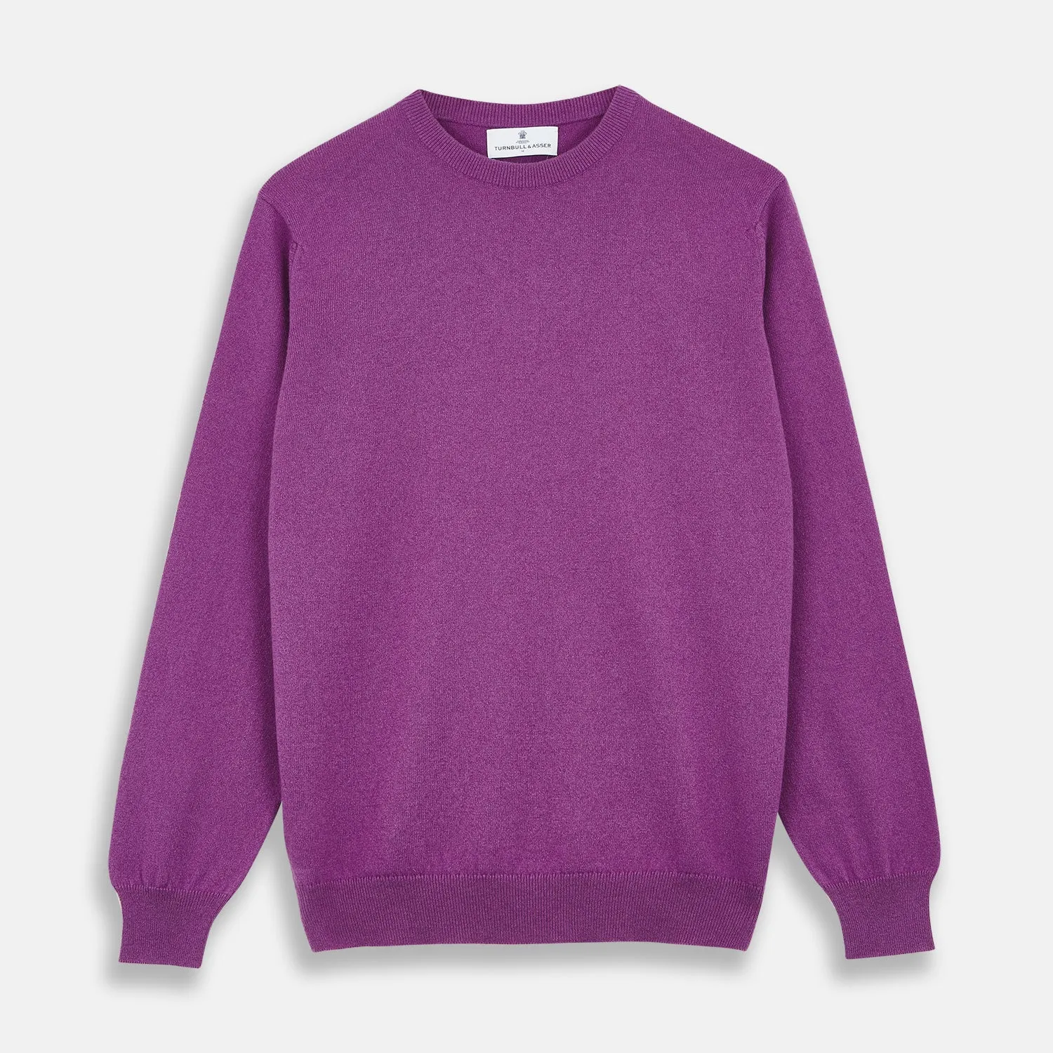 Magenta Cashmere Crewneck Jumper