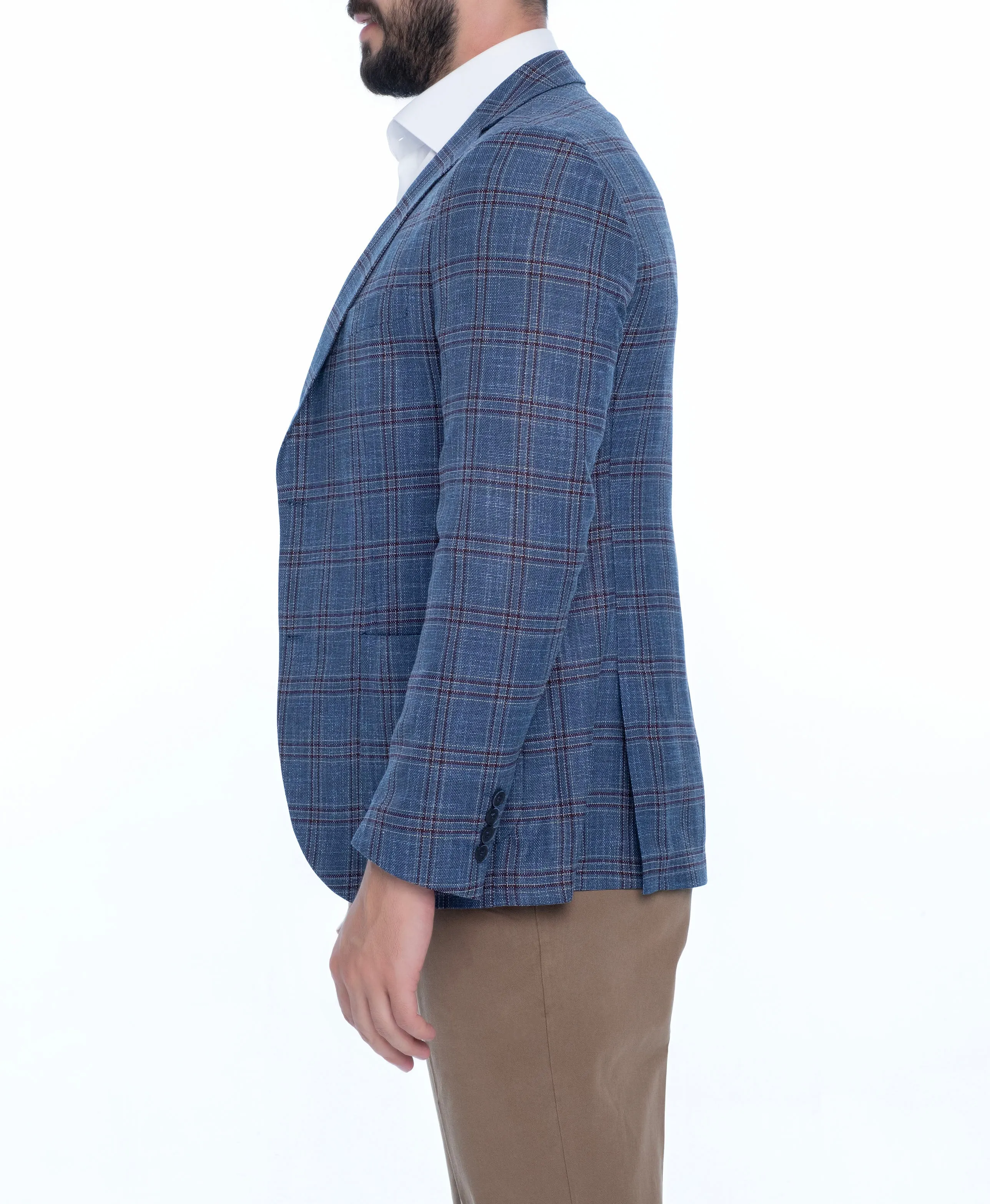 MANCHESTER REGULAR FIT PLAID SPORT COAT