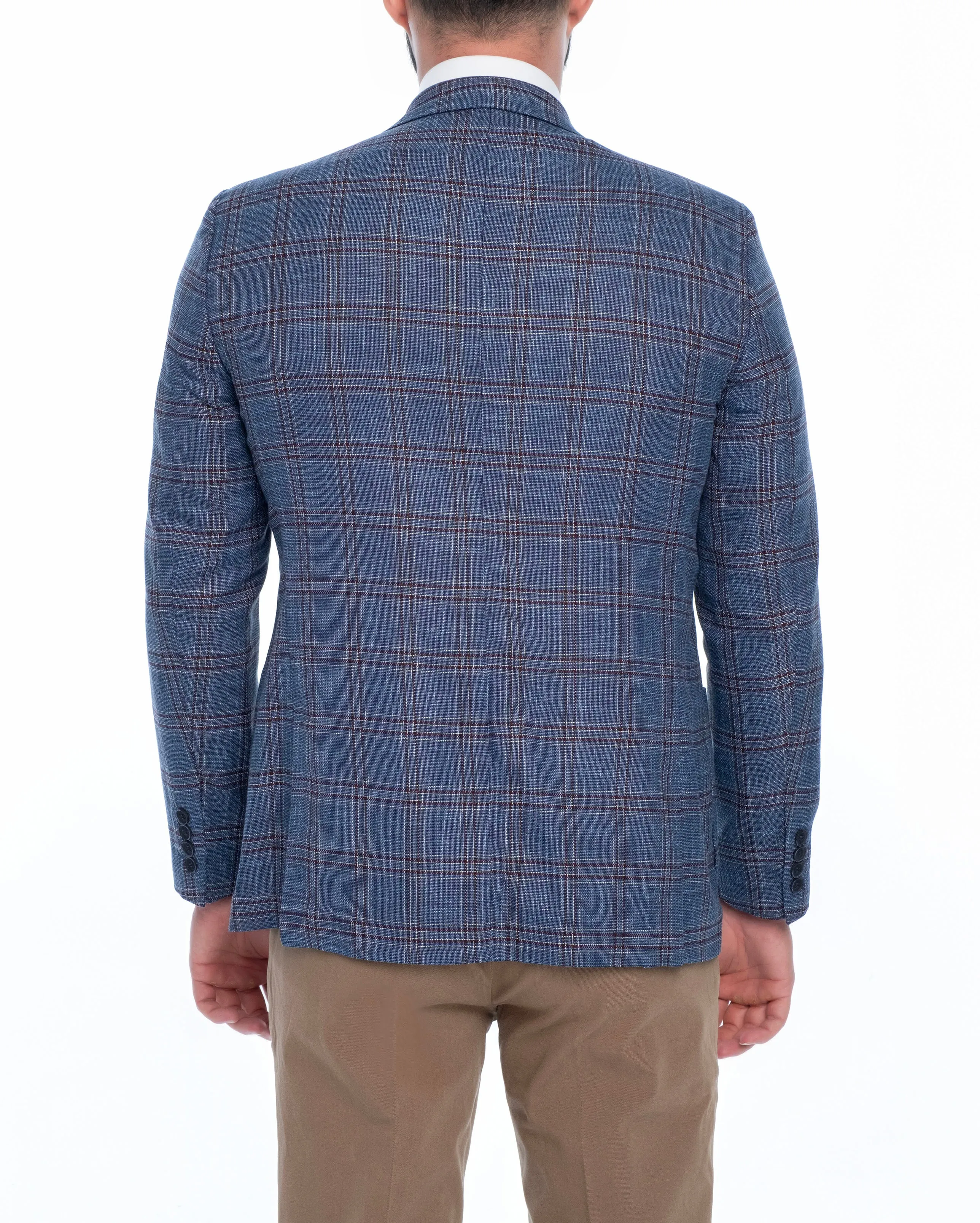 MANCHESTER REGULAR FIT PLAID SPORT COAT