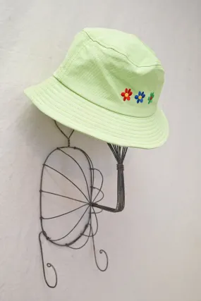 Matcha Floral Cotton Hat