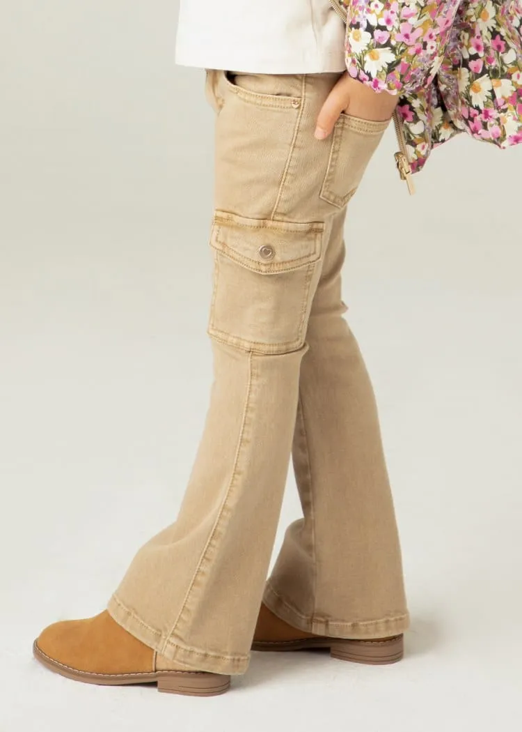 Mayoral Flared Cargo Pants