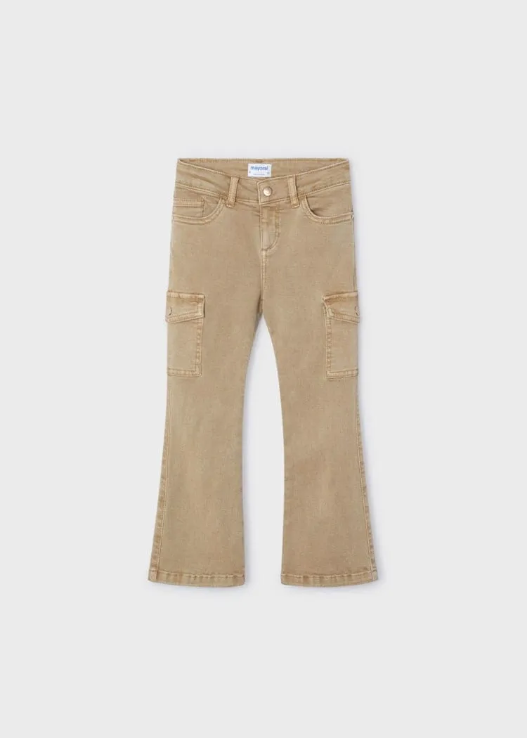 Mayoral Flared Cargo Pants