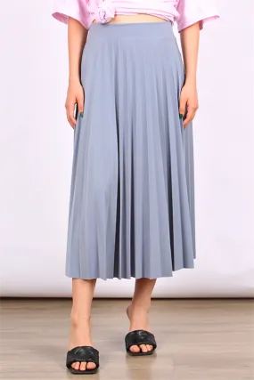 MDX Smoke Pleated Women's Midi Skirt MG1879 - Waldorf