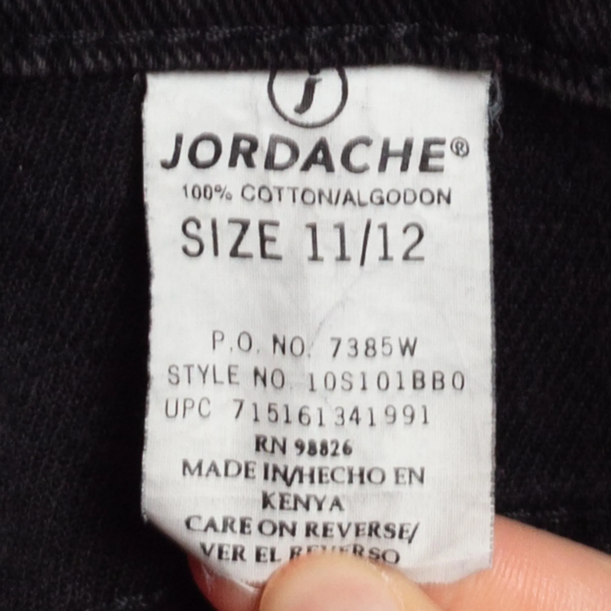 Medium 90s Jordache Black Denim High Waisted Jeans 28"