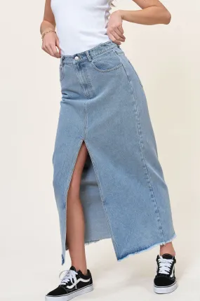 Mendoza Denim Midi Skirt