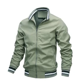 Men's All-Season Lightweight Bomber Jacket for Versatile Style