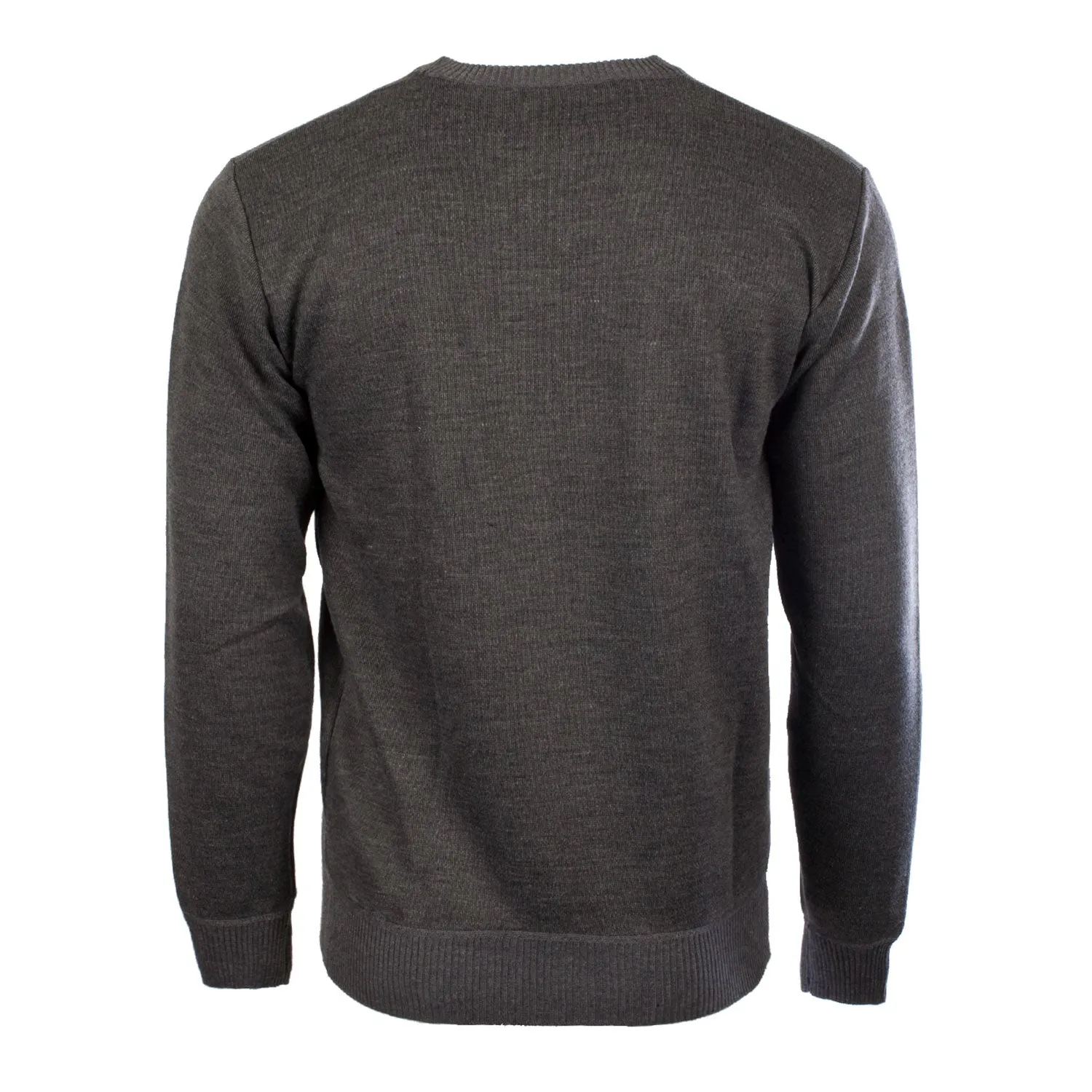 Men's Ballantrae Thistle Jumper  Charcoal Marl