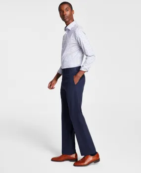 Michael Kors Mens Classic fit Dress Pants 38 / 30 blue Plaid