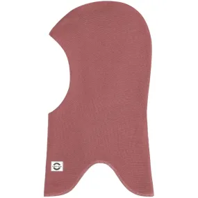 Mikk-Line Rose Brown Wool Balaclava with Windstop