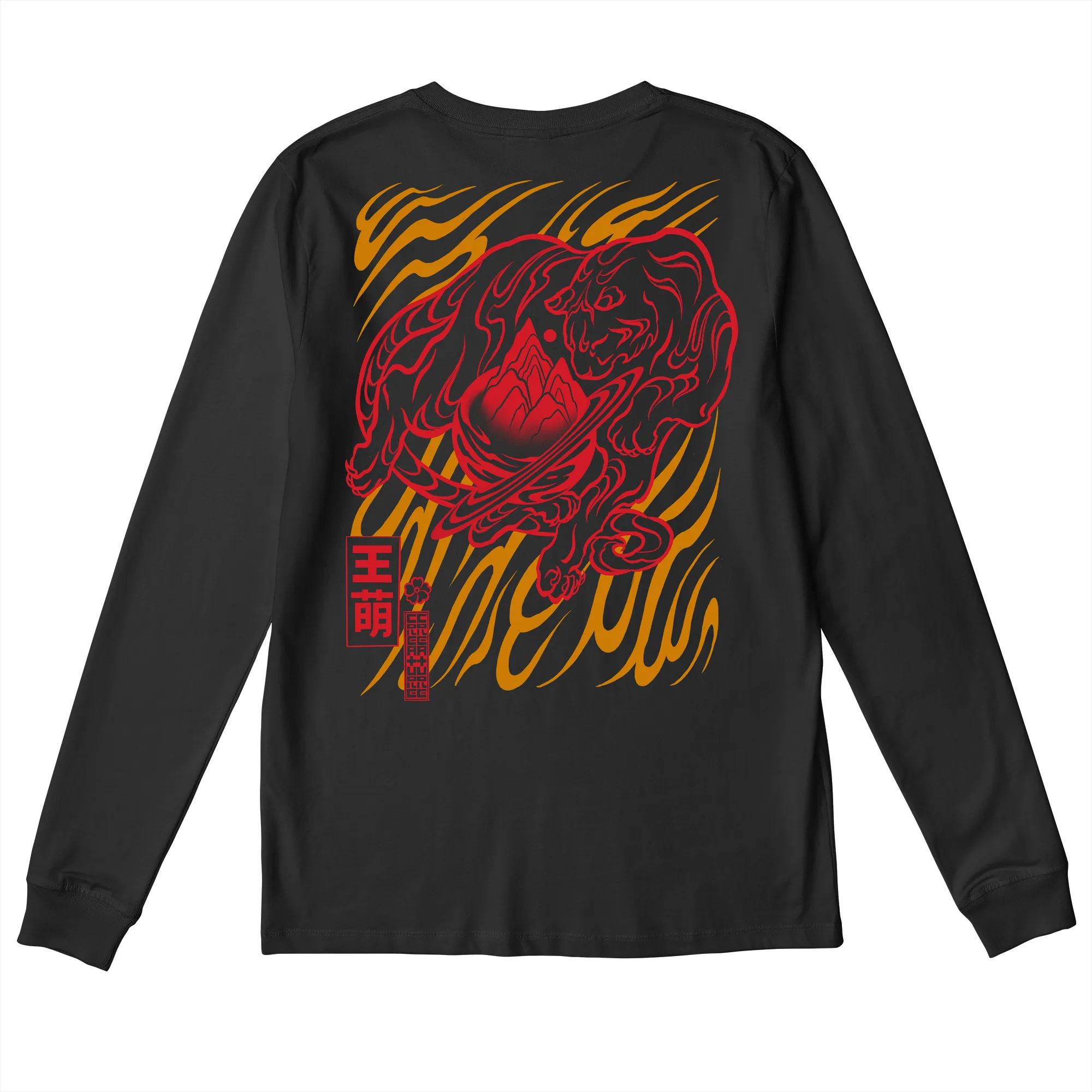 Mindy Meng Wang x Creature Creature Studio / Black Long-sleeve T-Shirt