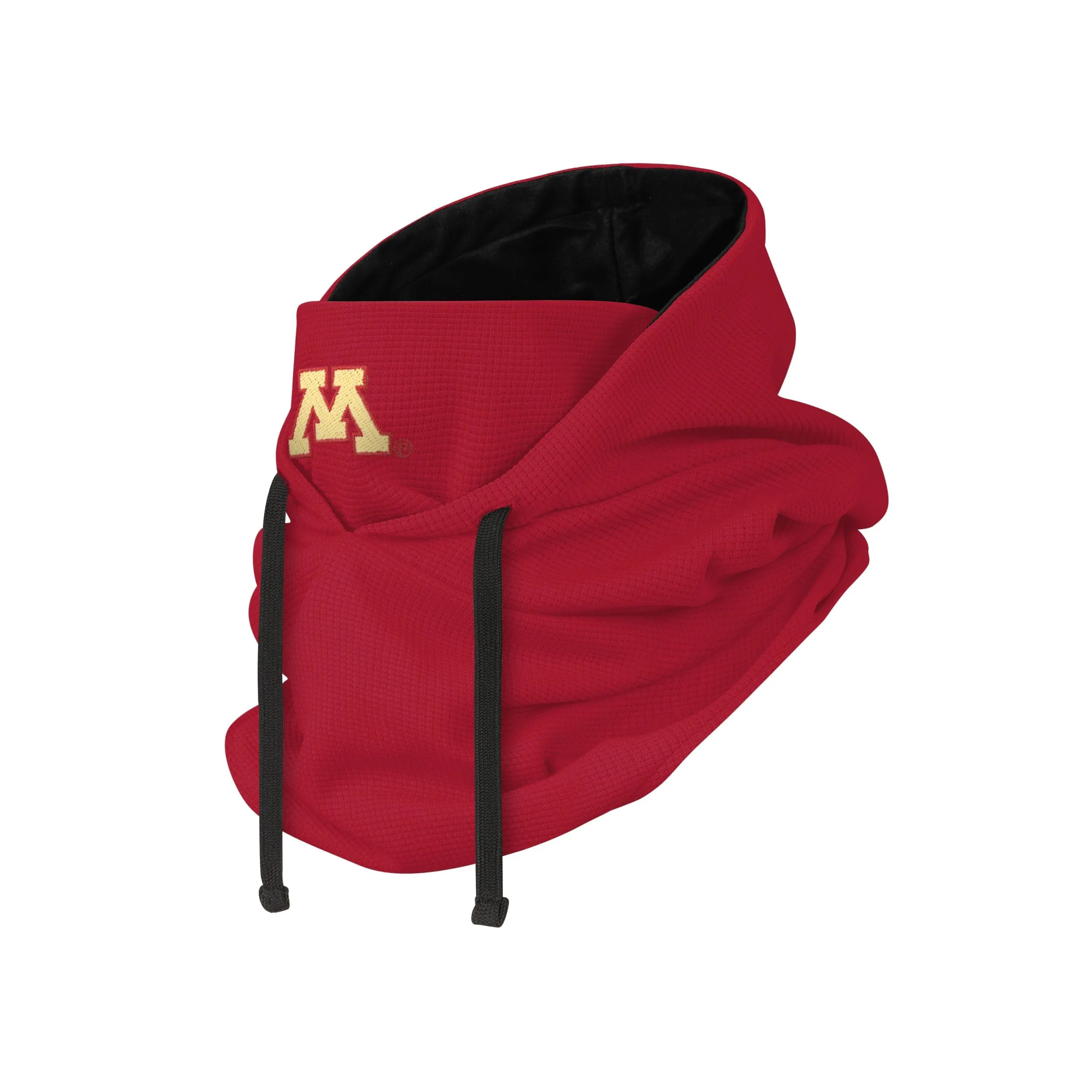 Minnesota Golden Gophers NCAA Waffle Drawstring Hooded Gaiter