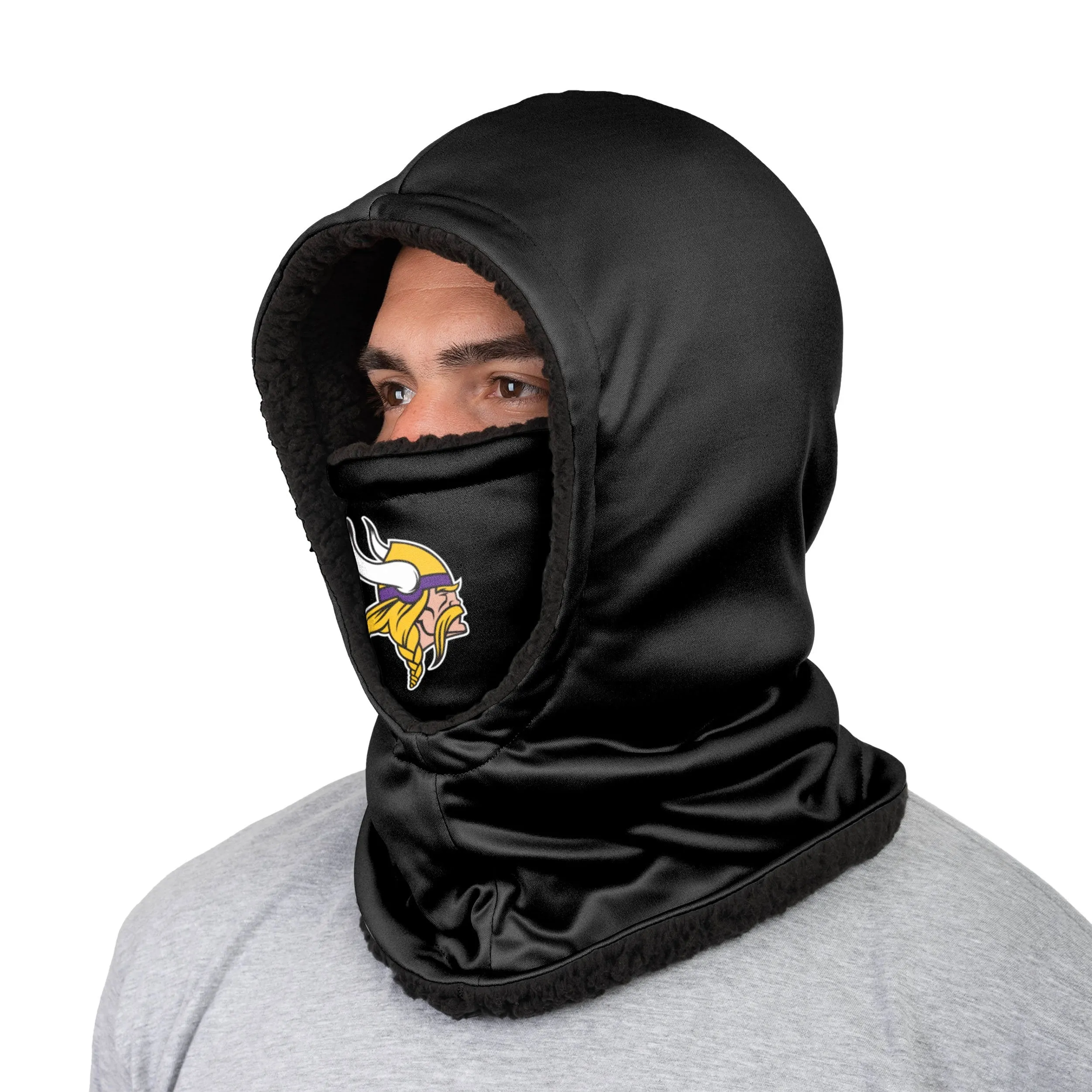Minnesota Vikings NFL Black Hooded Gaiter