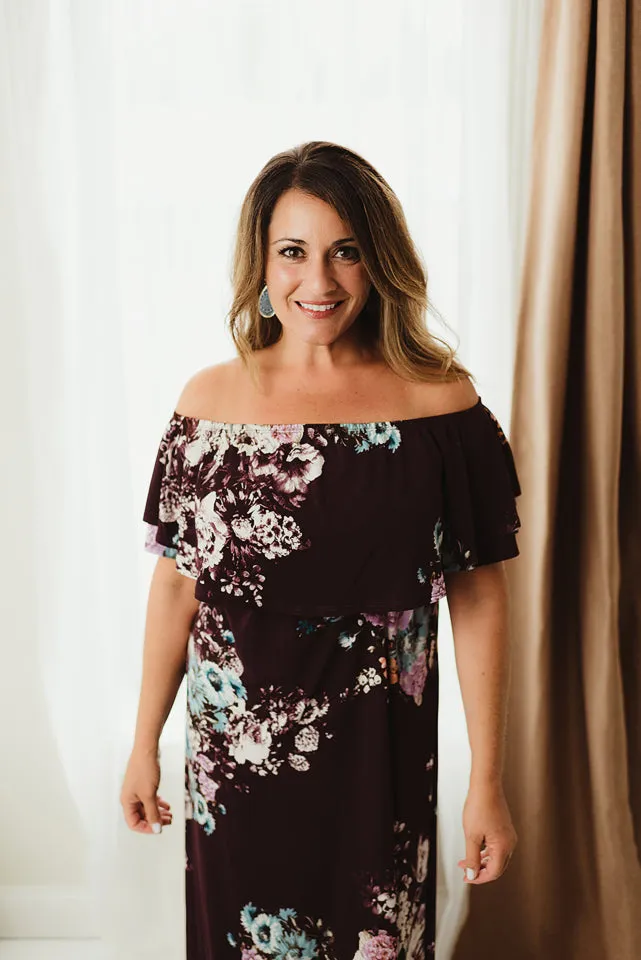 Off Shoulder Maxi