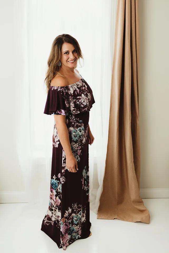 Off Shoulder Maxi